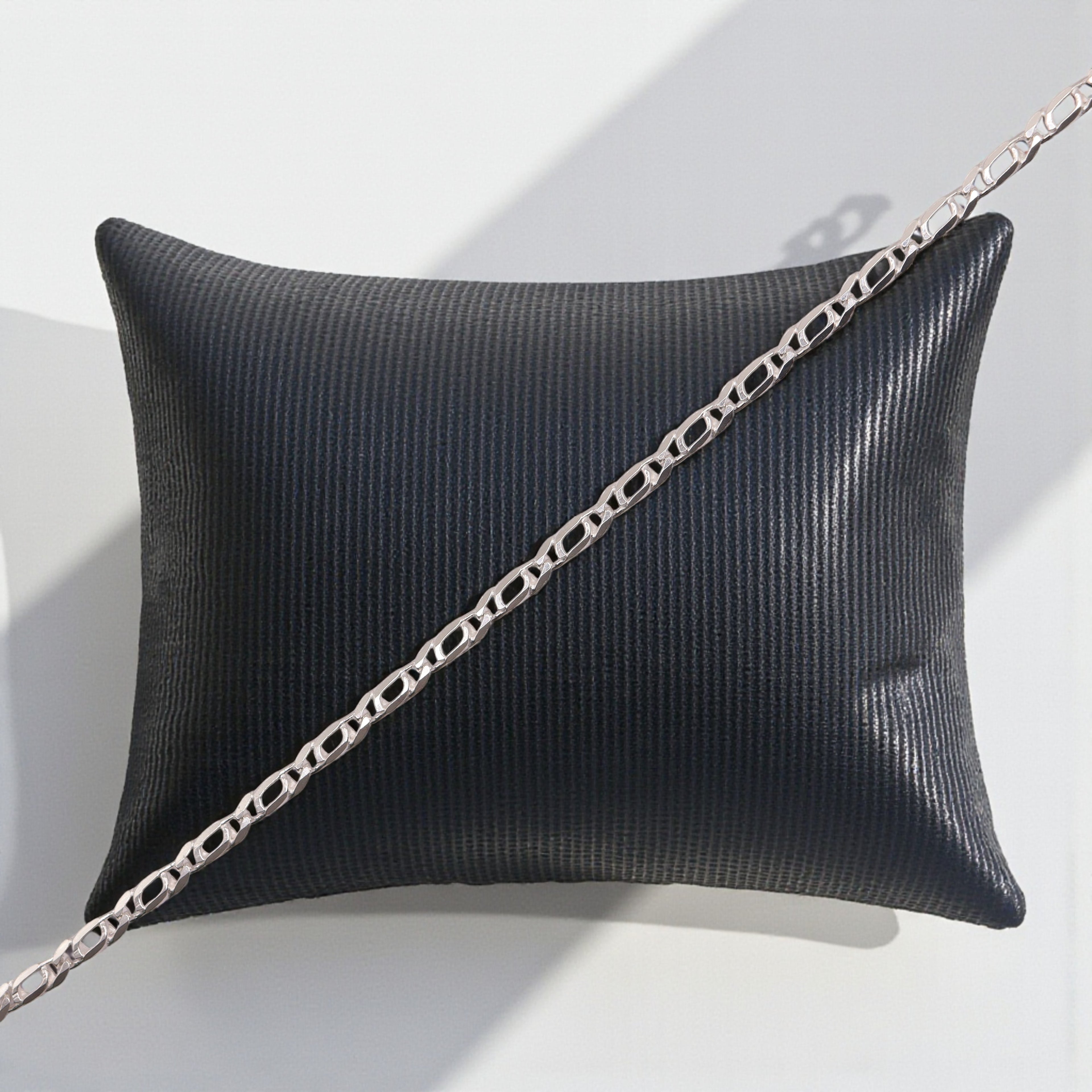 Pulsera Perniche Plata .925 | Jozep Joyería Plateado 19 Cm