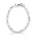 Pulsera Tejido Inglés Plata .925 | 18 Cm