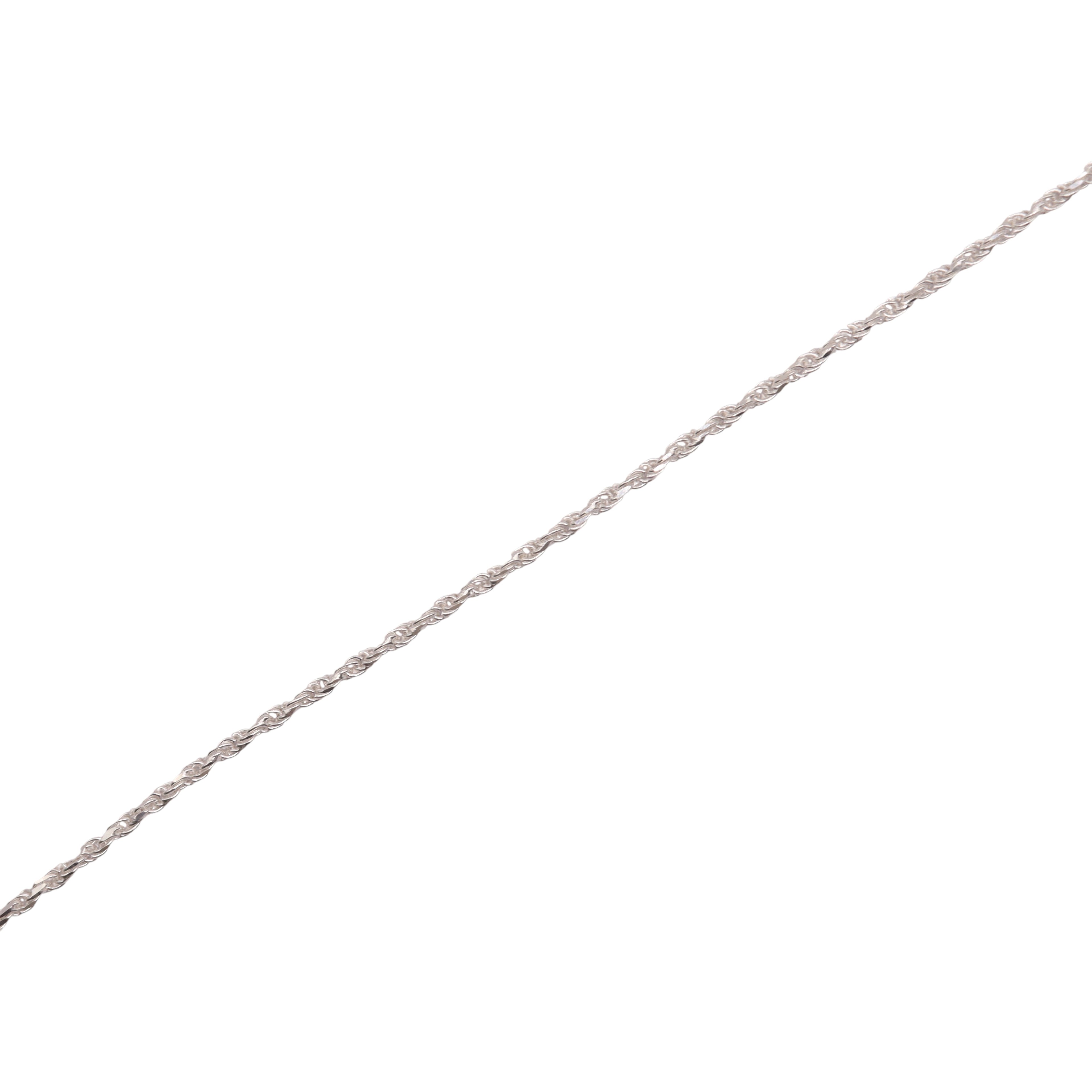 Pulso Torzal Delgado Plata .925 | Jozep Joyería Plateado 17.5 Cm