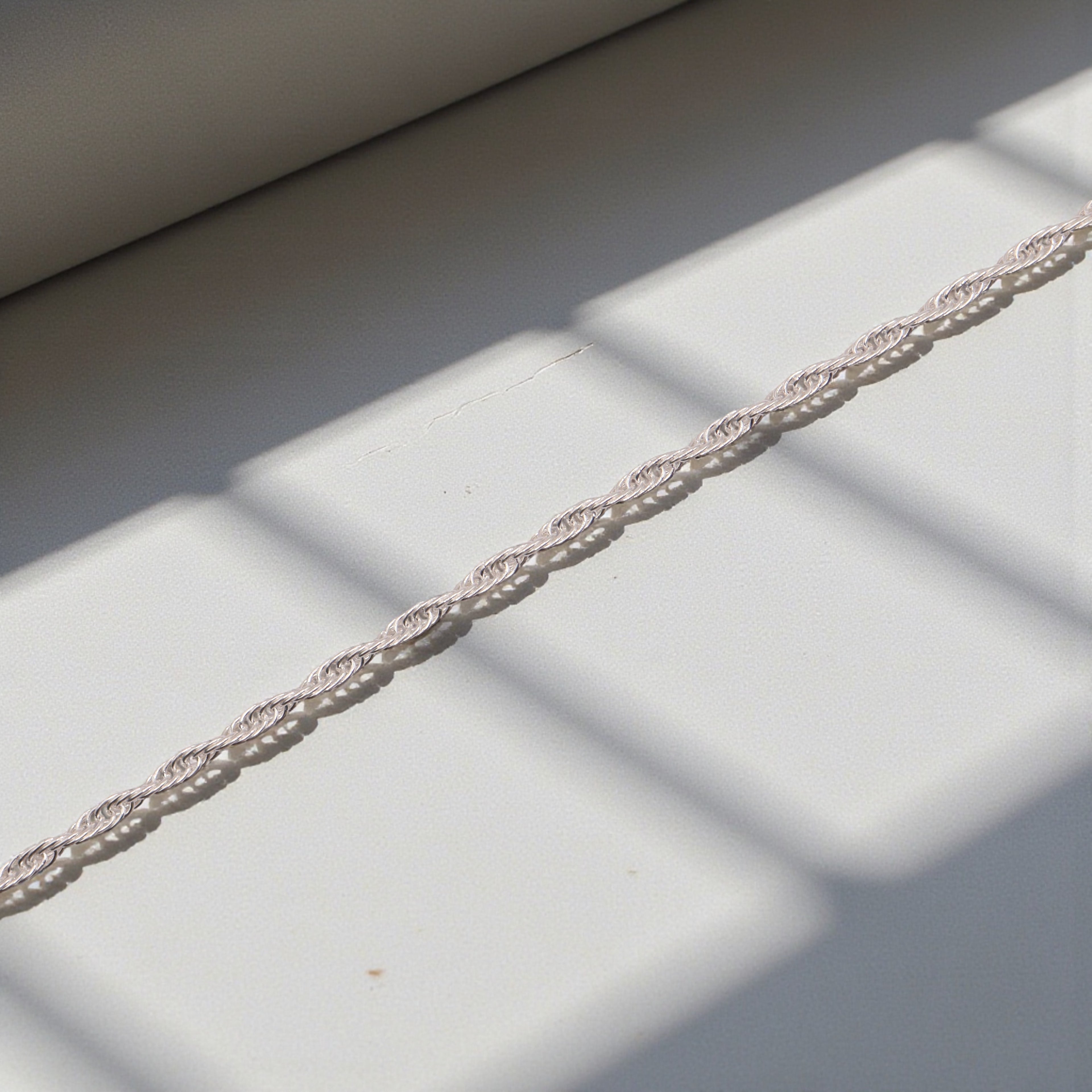 Pulsera Torzal Plata .925 |  18 Cm