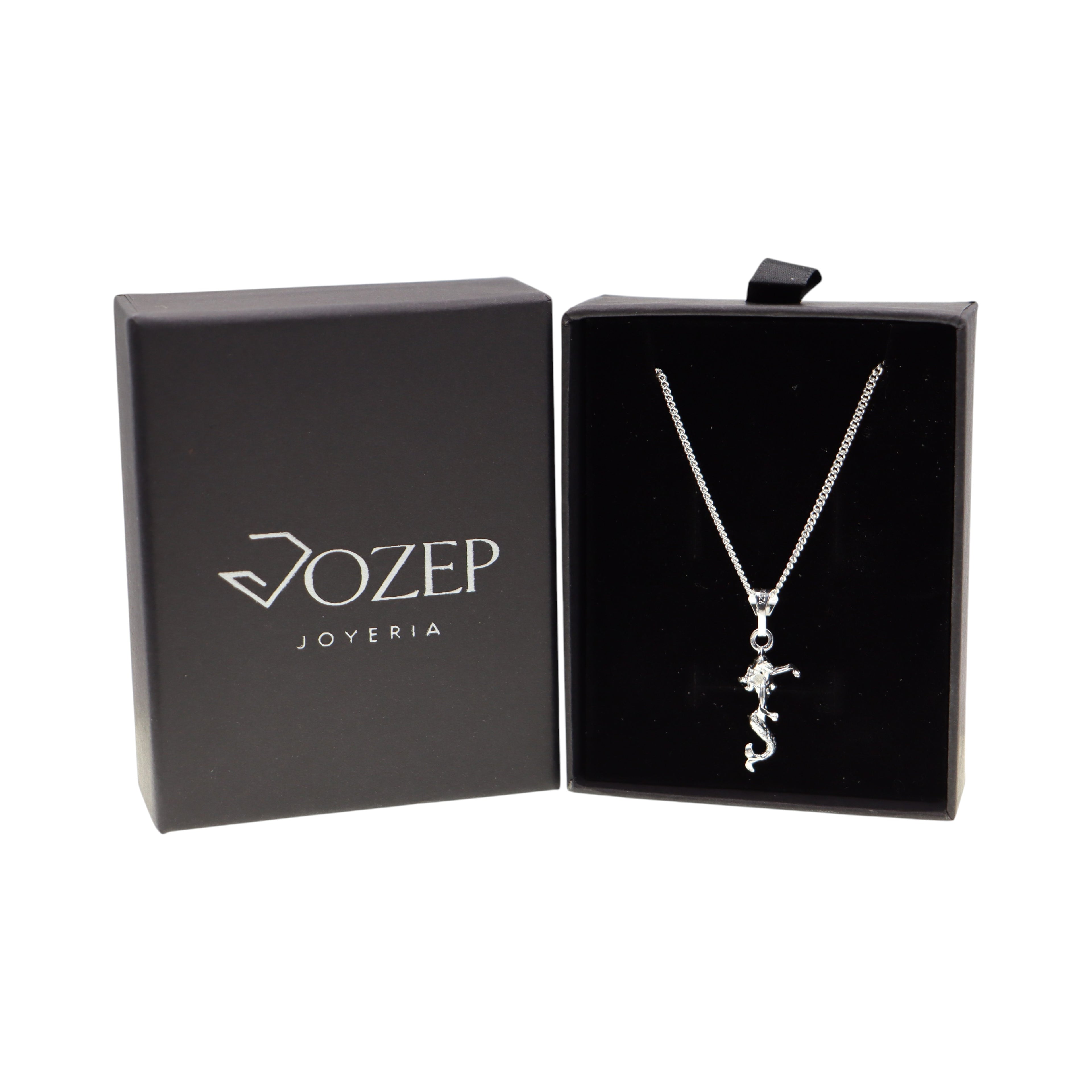 Dije De Sirena + Cadena En Plata .925