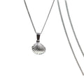 Dije De Concha + Cadena En Plata .925