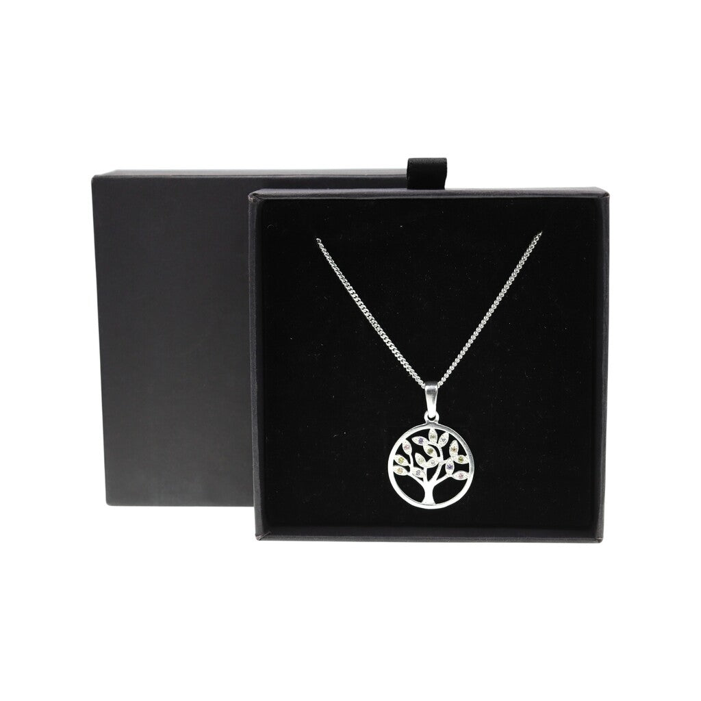 Dije Arbol De La Vida + Cadena En Plata .925