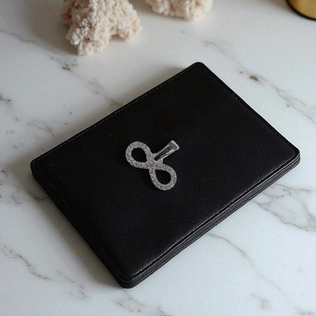 Dije Infinito + Cadena En Plata 925