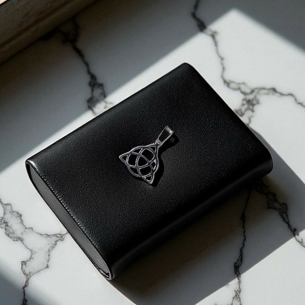 Dije De Triqueta + Cadena En Plata .925