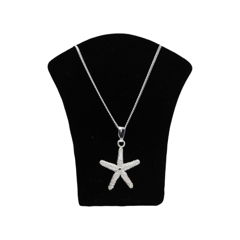 Dije Estrella De Mar + Cadena En Plata .925