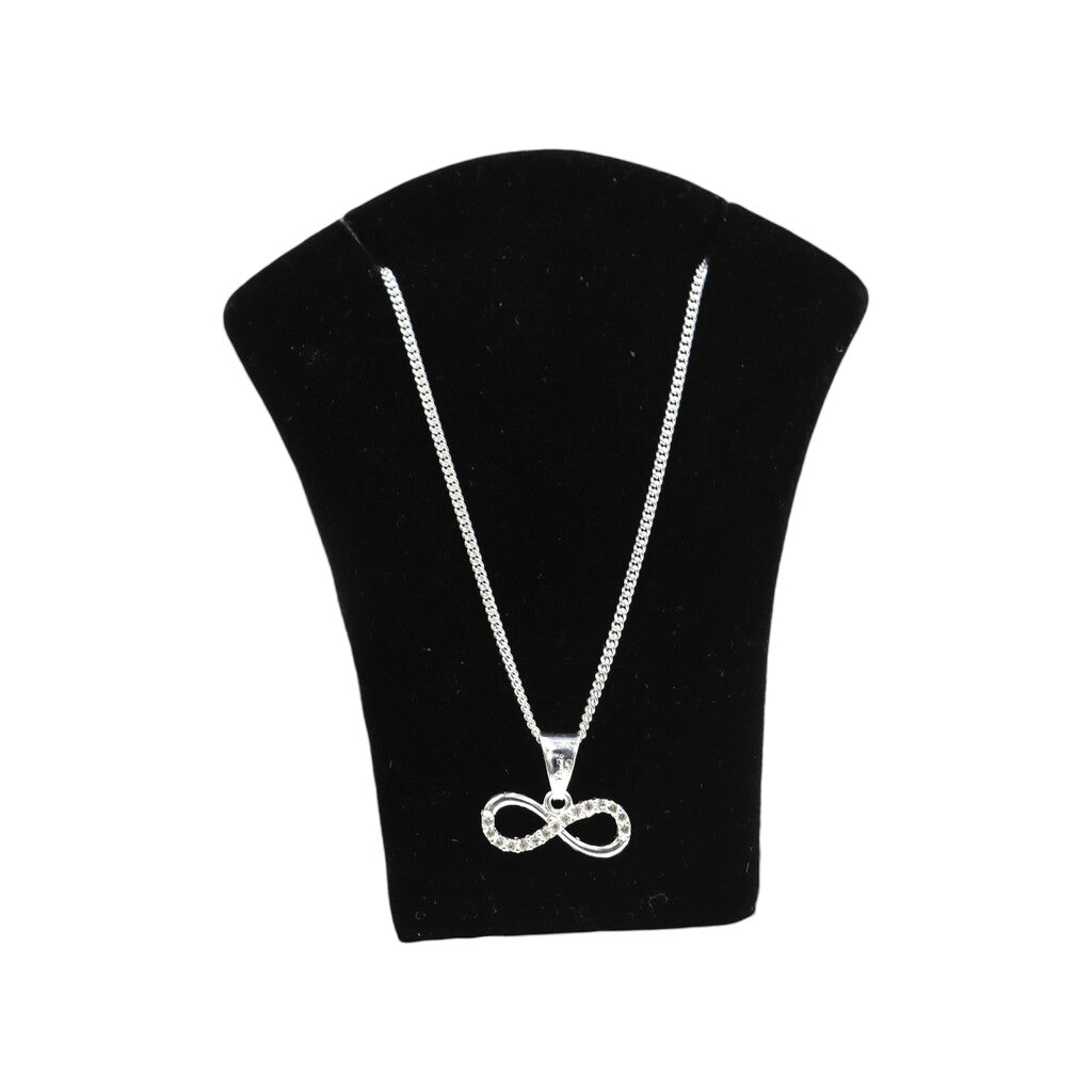Dije Infinito + Cadena En Plata .925