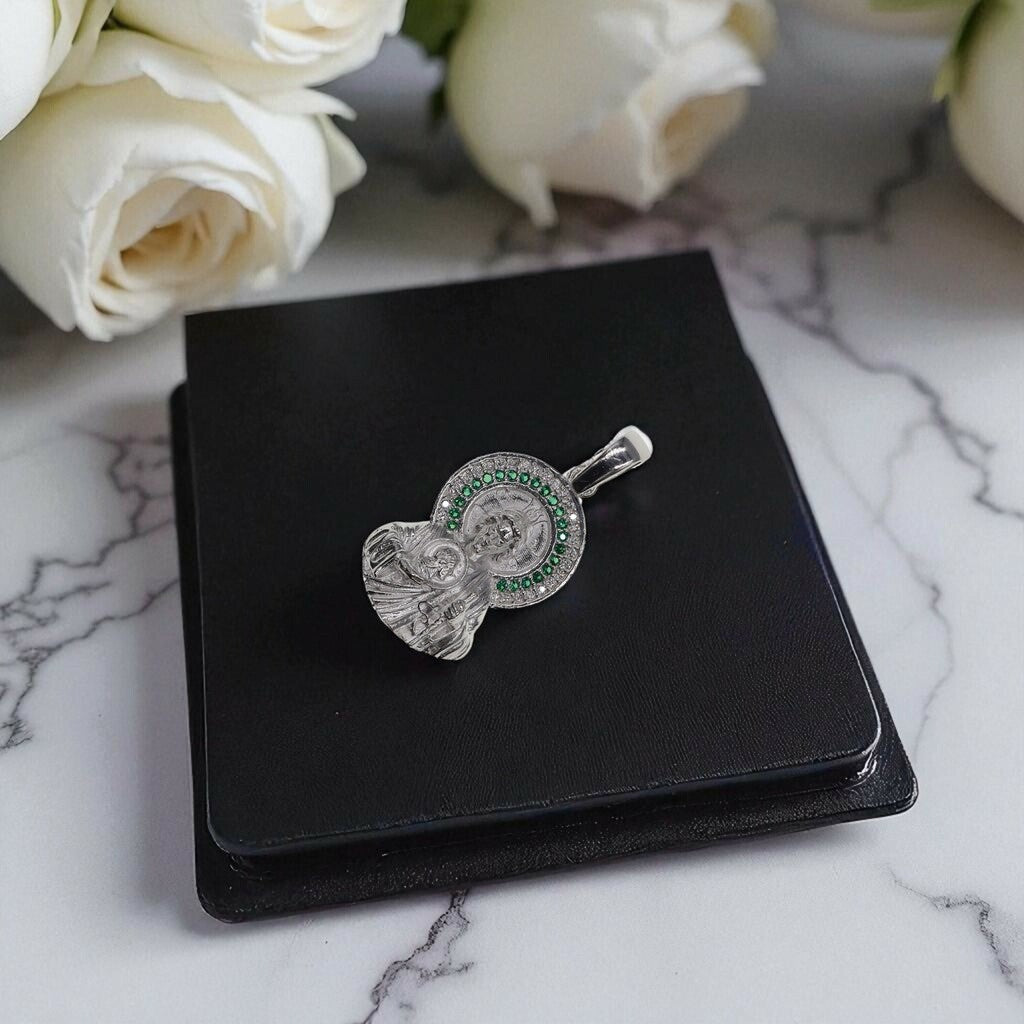 Dije San Judas Circulo + Cadena En Plata .925